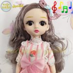 عروسک چشم تیله ای تمام مفصلی موزیکال MS4