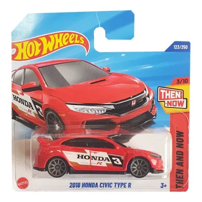 ماشین هات ویلز 2025 اصلی اوریجینال Hotwheels 2018 Honda Civic Type R