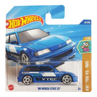 ماشین هات ویلز 2025 اصلی اوریجینال Hotwheels 90 Honda Civic EF