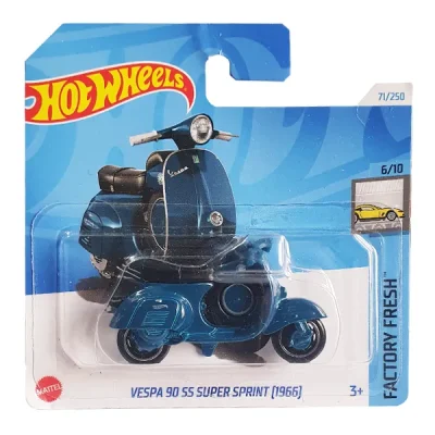 موتورسیکلت هات ویلز 2024 اصلی اوریجینال Hotwheels Vespa 90 SS Super Sprint 1966