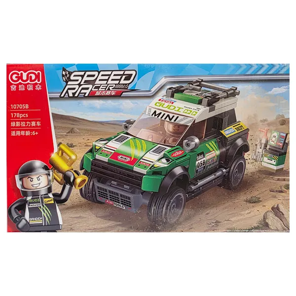 لگو ساختنی گودی ماشین رالی GUDI Speed Racer 10705B