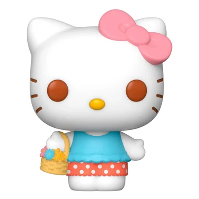 اکشن فیگور فانکو پاپ !FUNKO POP شخصیت هلوکیتی Hello Kitty با سبد گل