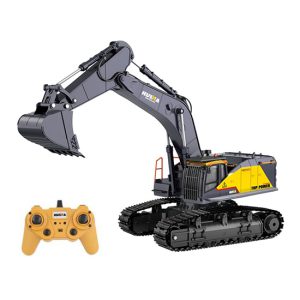 ماشین کنترلی هوینا مدل بیل مکانیکی نیمه فلز Huina Excavator 1592